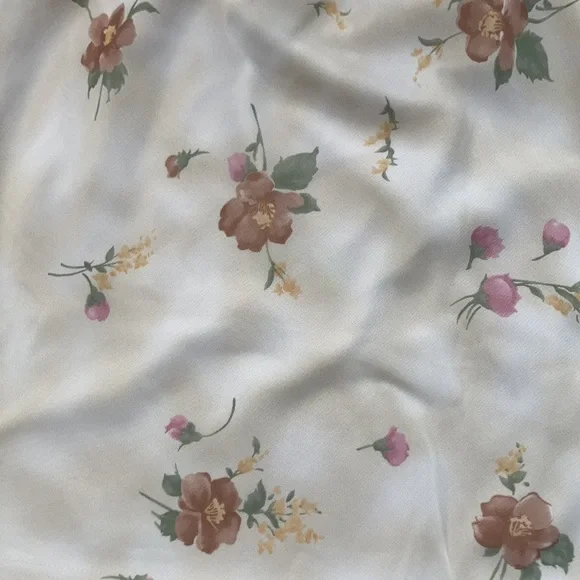 NWT boho pull on floral print skirt elastic waist - Picture 12 of 14